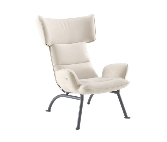 @-Chair | Armchair Metal Base | Armchairs | Ligne Roset
