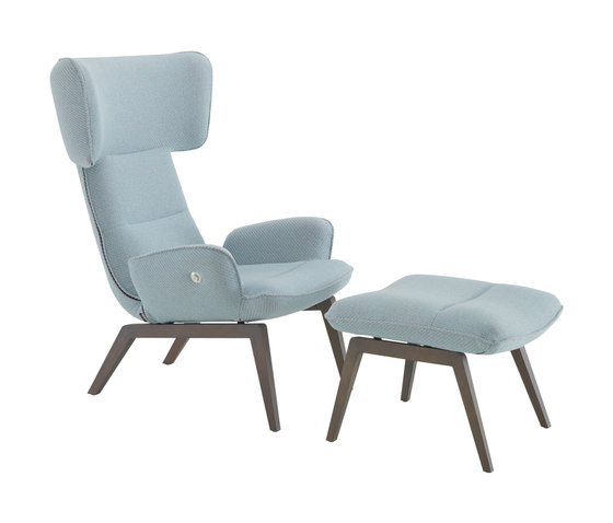 @-Chair | Armchair Wooden Base | Armchairs | Ligne Roset