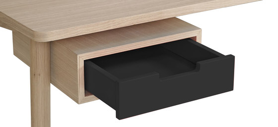 Desk Honore oak, slate grey | Schreibtische | Hartô