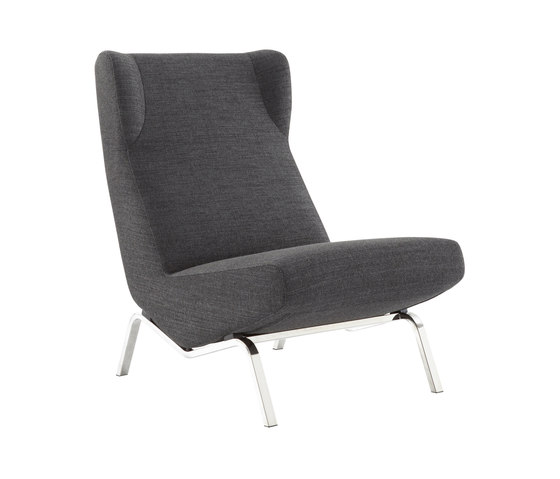 Archi | Fireside Chair Brilliant Chromed Base | Armchairs | Ligne Roset