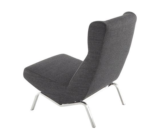 Archi | Fireside Chair Brilliant Chromed Base | Armchairs | Ligne Roset