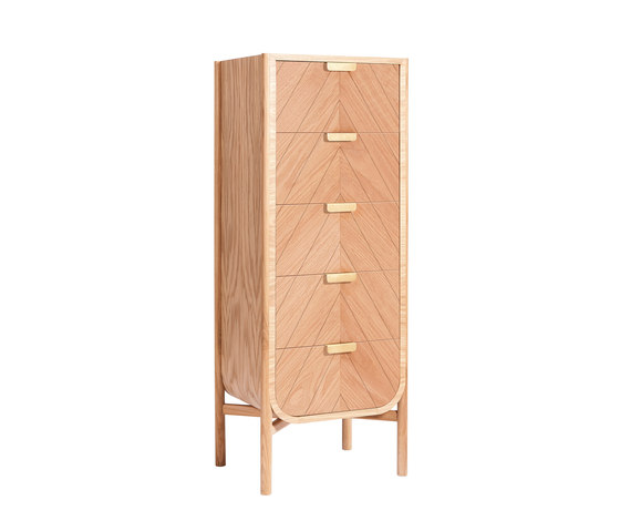 Marius | Tall chest, natural oak | Sideboards / Kommoden | Hartô