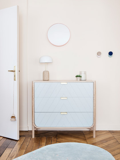 Marius | Chest of drawers, light grey | Sideboards / Kommoden | Hartô