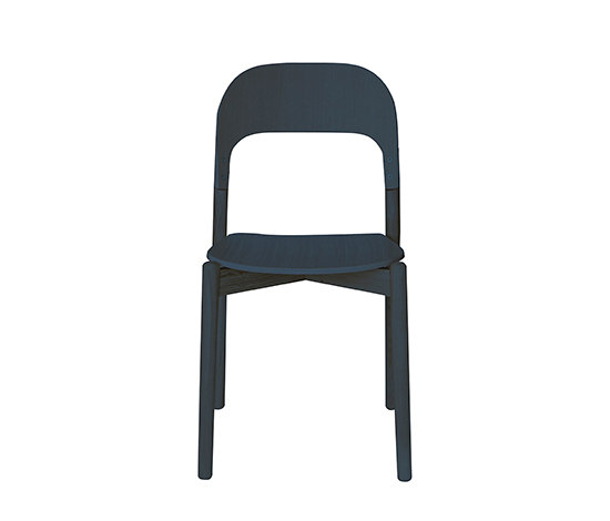 Chair Paula, full grey bluev | Stühle | Hartô