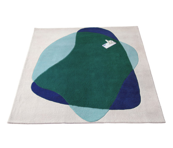 Serge | Carpet, shades of green blue | Tappeti / Tappeti design | Hartô