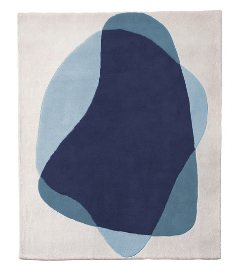 Serge | Tapis, tons bleu gris | Tapis / Tapis de designers | Hartô