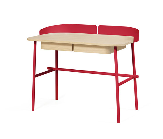Desk Victor, cherry red | Scrivanie | Hartô