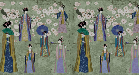 Walls By Patel | Carta da Parati Kimono 1 | Carta parati / tappezzeria | Architects Paper