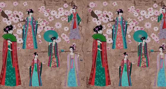 Walls By Patel | Papier Peint Kimono 2 | Revêtements muraux / papiers peint | Architects Paper
