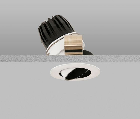 Polespring 40 White Medium 2700K | Recessed ceiling lights | John Cullen Lighting