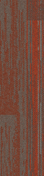 Aerial Collection AE315 Greige/Persimmon | Quadrotte moquette | Interface USA