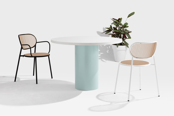 Dial Table - Cylinder Base | Dining tables | DesignByThem