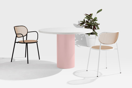 Dial Table - Cylinder Base | Dining tables | DesignByThem