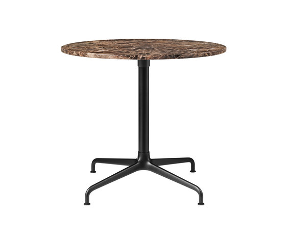 Beetle Lounge Table - Round - 4-star Base | Dining tables | GUBI