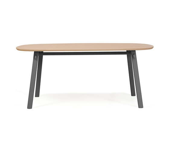 Table Celeste solid wood 180cm, slate grey | Dining tables | Hartô