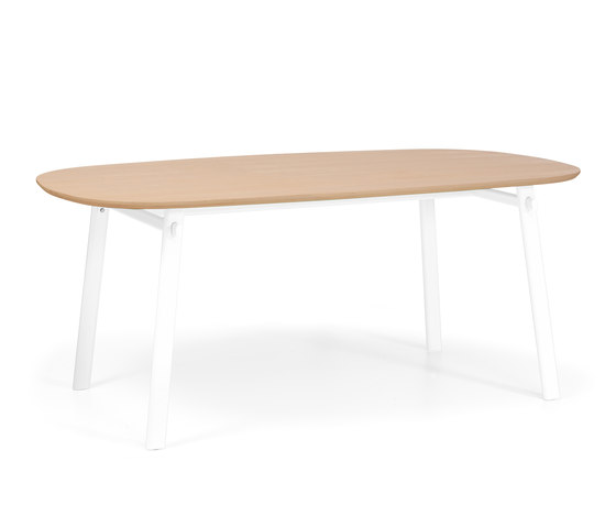 Table Celeste bois massif 220cm, blanc | Tables de repas | Hartô