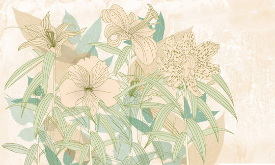 Fancy lilies | Revêtements muraux / papiers peint | WallPepper/ Group