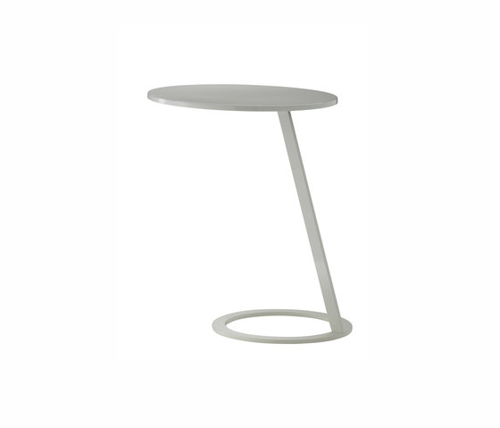 Good Morning | Pedestal Table White Lacquer | Side tables | Ligne Roset