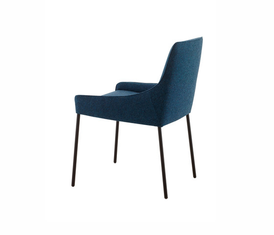 Long Island | Chair Black Lacquered Base | Chairs | Ligne Roset