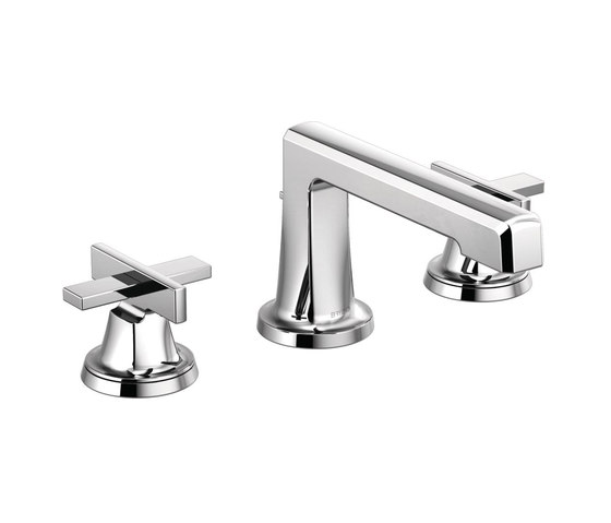 Widespread Lavatory Faucet with Low Spout and Low Cross Handles | Robinetterie pour lavabo | Brizo