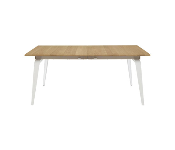 Odessa | Dining Table With Integral Extension White Lacquered Base | Dining tables | Ligne Roset