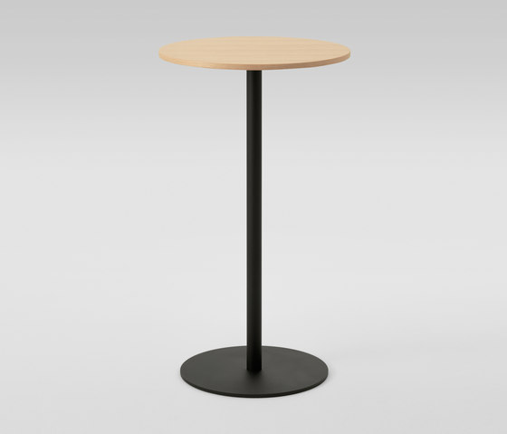 T&O Round bar table 63
 (veneer top） | Standing tables | MARUNI