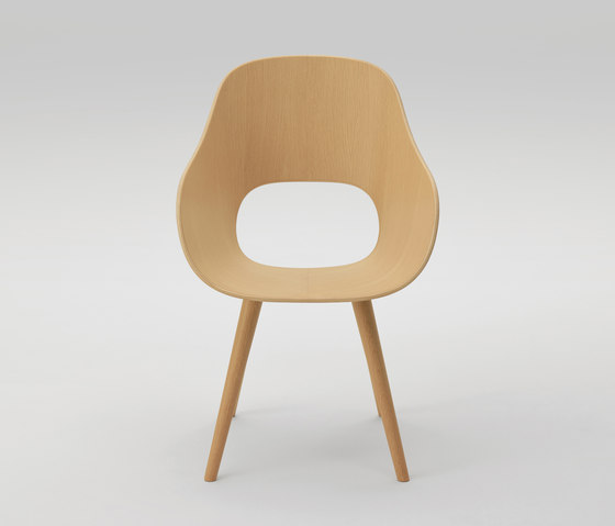 Roundish Armchair (wooden seat) | Stühle | MARUNI