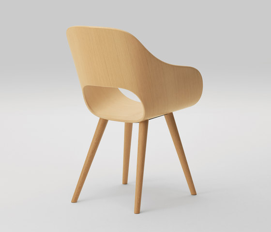 Roundish Armchair (wooden seat) | Stühle | MARUNI