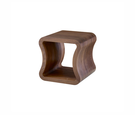 One Shape | Sofa End Table American Walnut | Side tables | Ligne Roset