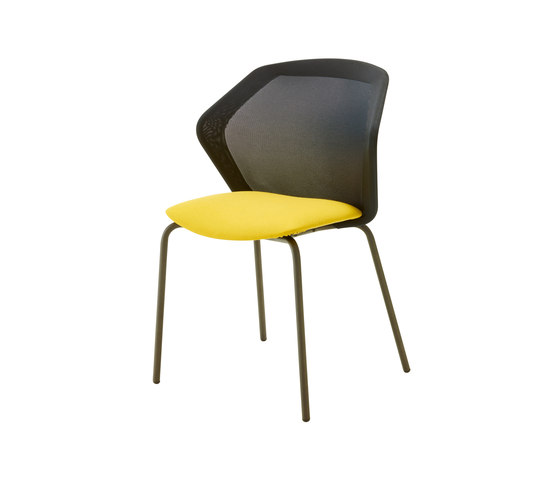 Piccione | Chair Base Lacquered Anthracite | Chairs | Ligne Roset