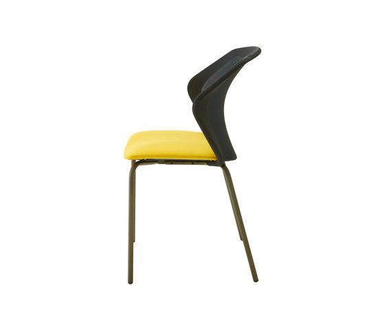 Piccione | Chair Base Lacquered Anthracite | Chairs | Ligne Roset