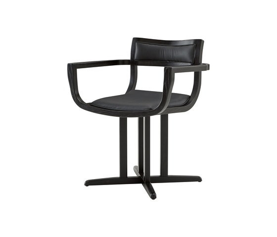 Psi | Carver Chair Black Stained Ash | Chairs | Ligne Roset