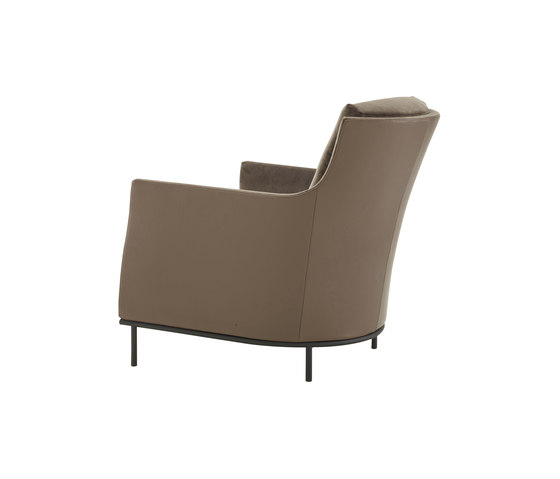 Riga | Armchair With Base Low Back Complete Item | Armchairs | Ligne Roset