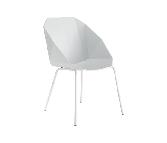 Rocher | Chair/Bridge White White Lacquered Base | Chairs | Ligne Roset