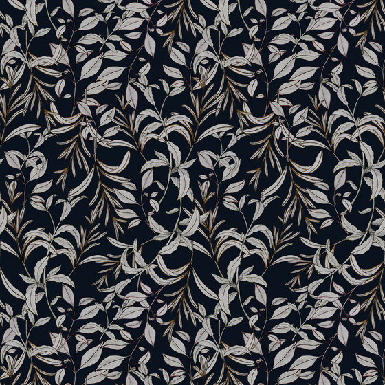 Foglia D´Oro | Tessuti decorative | Inkiostro Bianco