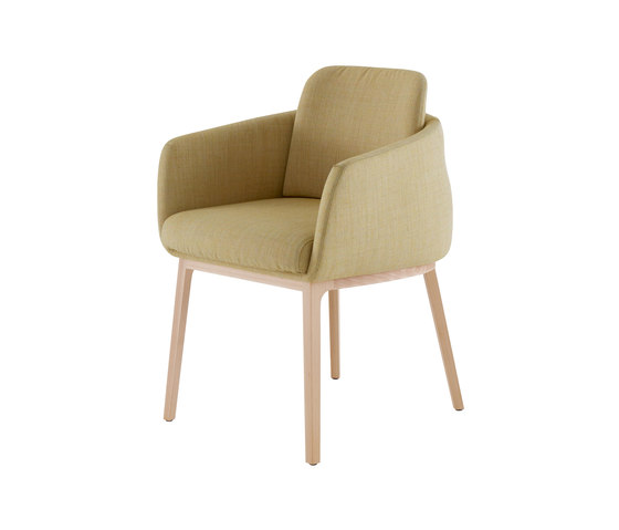 Tadao | Carver Chair Base In Natural Beech | Chairs | Ligne Roset