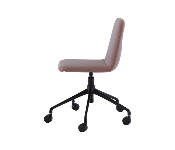 Tadao | Desk Chair Black Base On Castors | Chairs | Ligne Roset