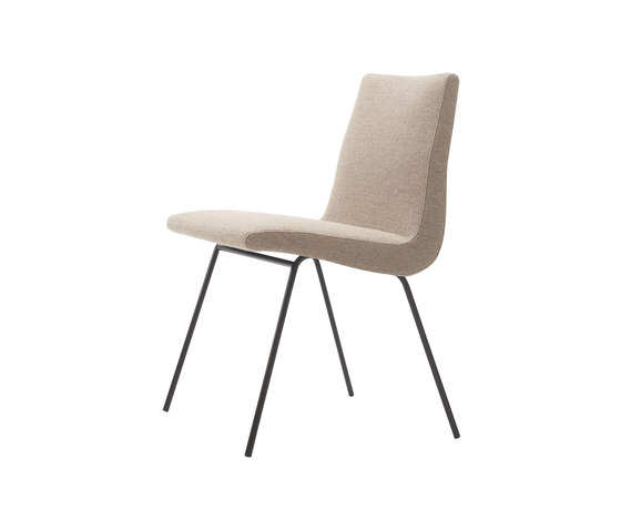 TV | Chair Base In Satin-Finish Black Lacquer | Chairs | Ligne Roset