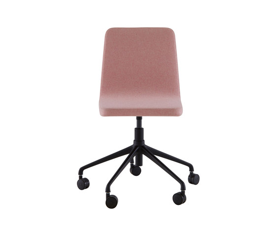 Vik | Desk Chair - Without Handle Black Base On Castors | Chairs | Ligne Roset