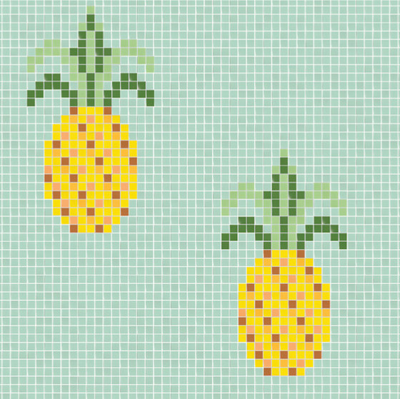 Natural - Pineapple | Mosaïques verre | Hisbalit