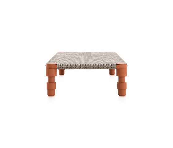 Garden Layers Single Indian bed Gofre terracotta | Tagesliegen / Lounger | GAN