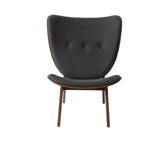 Elephant Chair, Dark Stained / Vintage Leather Antrachite | Armchairs | NORR11