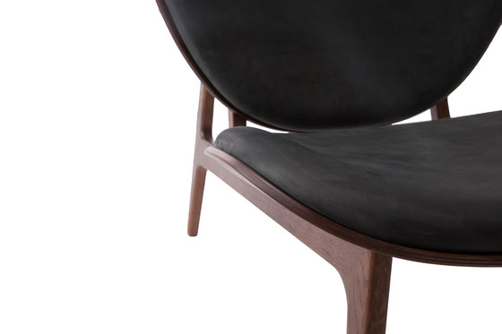 Elephant Chair, Dark Stained / Vintage Leather Antrachite | Armchairs | NORR11