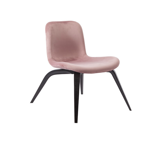 Goose Lounge Chair, Black / Velvet: Rosewood | Armchairs | NORR11