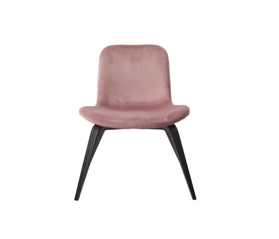 Goose Lounge Chair, Black / Velvet: Rosewood | Armchairs | NORR11