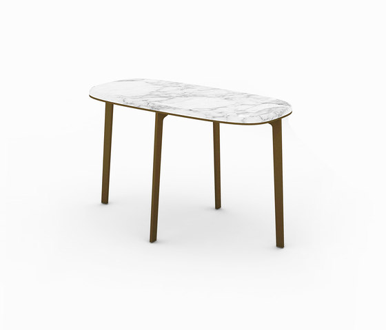 Side Table Round With Marble Top 72 x 36 | Beistelltische | Bensen