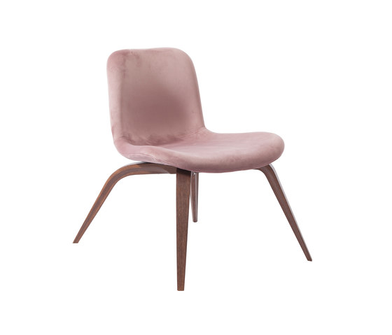 Goose Lounge Chair, Dark Stained / Velvet: Rosewood | Sessel | NORR11