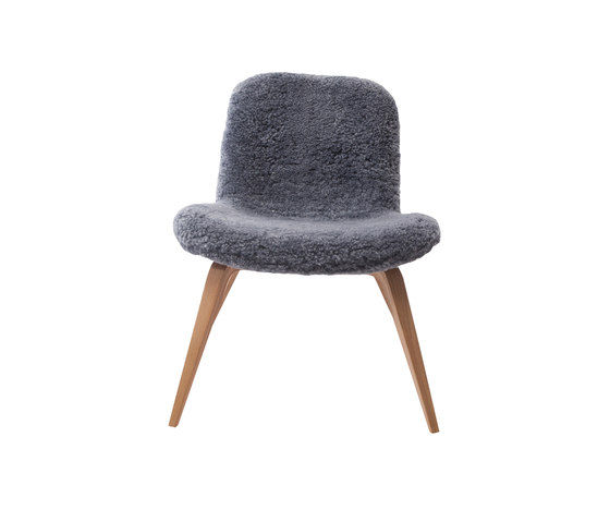Goose Lounge Chair, Natural / Sheepskin: Graphite | Sessel | NORR11