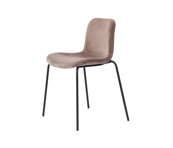 Goose Original Dining Chair, Black / Velvet: Taupe | Chairs | NORR11