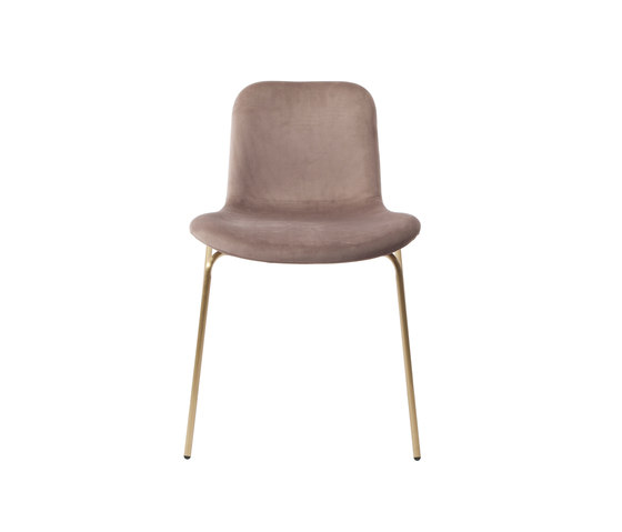 Goose Original Dining Chair, Brass / Velvet: Taupe | Sedie | NORR11